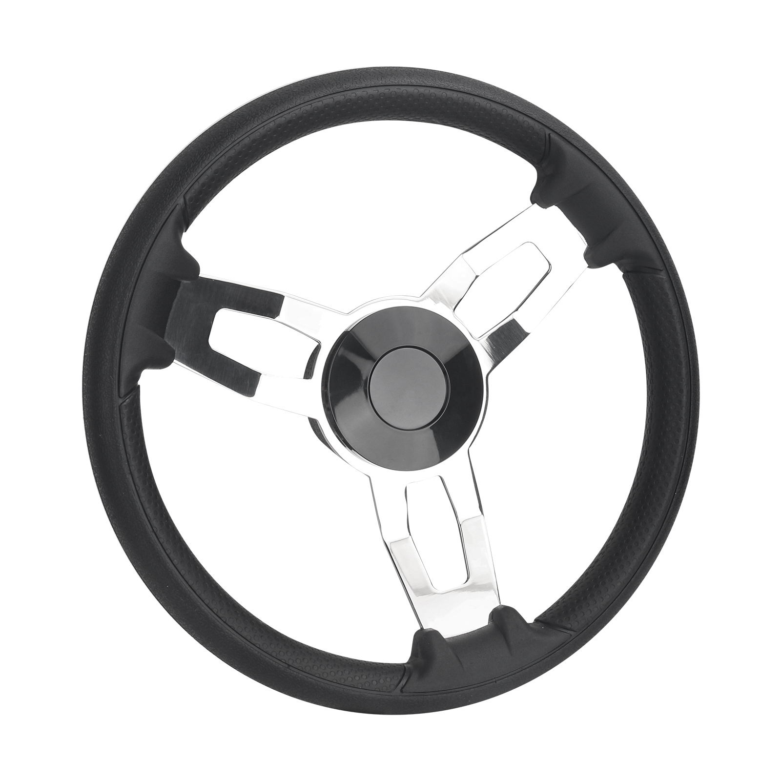 Fishing Boat Steering Wheel - Bootszubehör Marine 13 Zoll Edelstahl 3-Speichen-Zerstörer-Lenkrad