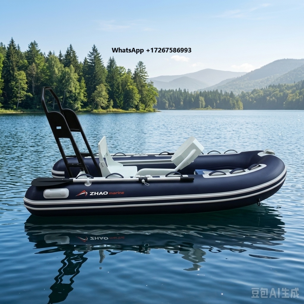 Fishing Boat Inflatable - CE-Zertifiziertes RIB-300 3m Aluminium-Schlauchboot für Freizeit,