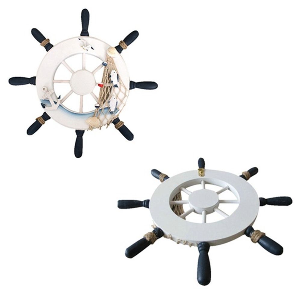 Mediterrane Dekoration, Kunsth – Fishing Boat Steering Wheel Bewertung und Preis